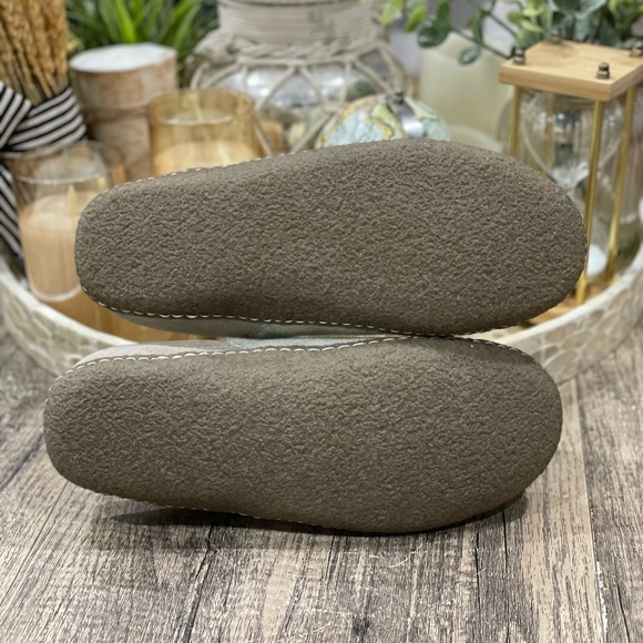 Sorel Women's Nakiska Scuff Slipper Indoor & Outdoor Gray Suede & Felt - Picture 11 of 12